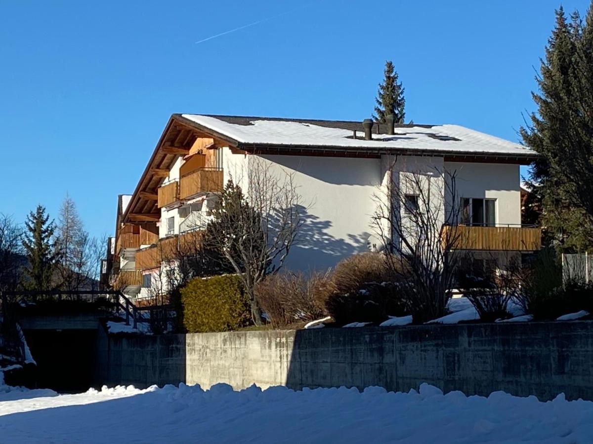 Ferienwohnung Casa Zundregn - Ein Bijou Mit Privater Terrasse Und E-Mobility Savognin Exterior foto